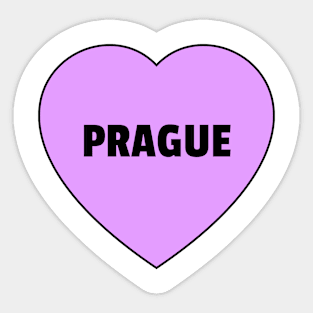 I love Prague - Heart Sticker